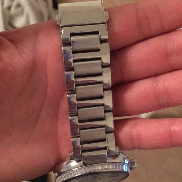 SOLD Silver Michael Kors Watch - Picture 3 of 5